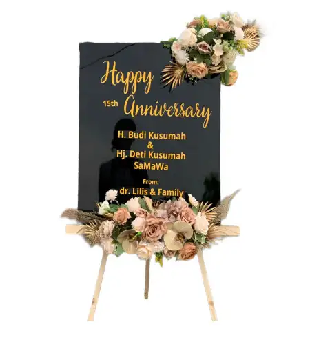 Papan Bunga Akrilik Klangrong